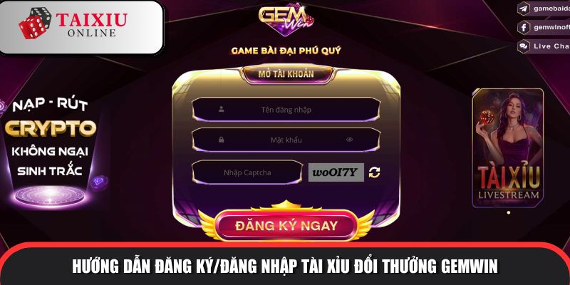 Đăng ký ngay tài khoản hội viên cổng game
