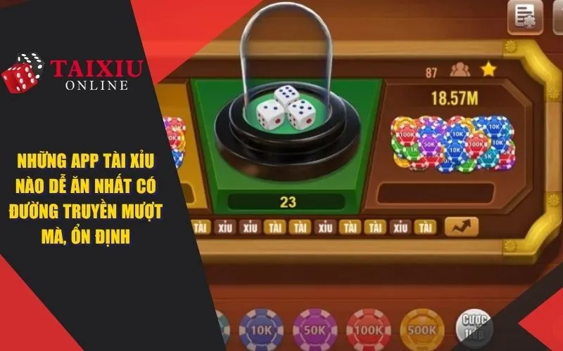 Những app tài xỉu nào dễ ăn nhất có đường truyền mượt mà
